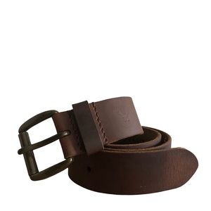 NWT American Eagle Mens Belt Brown Leather Size 32